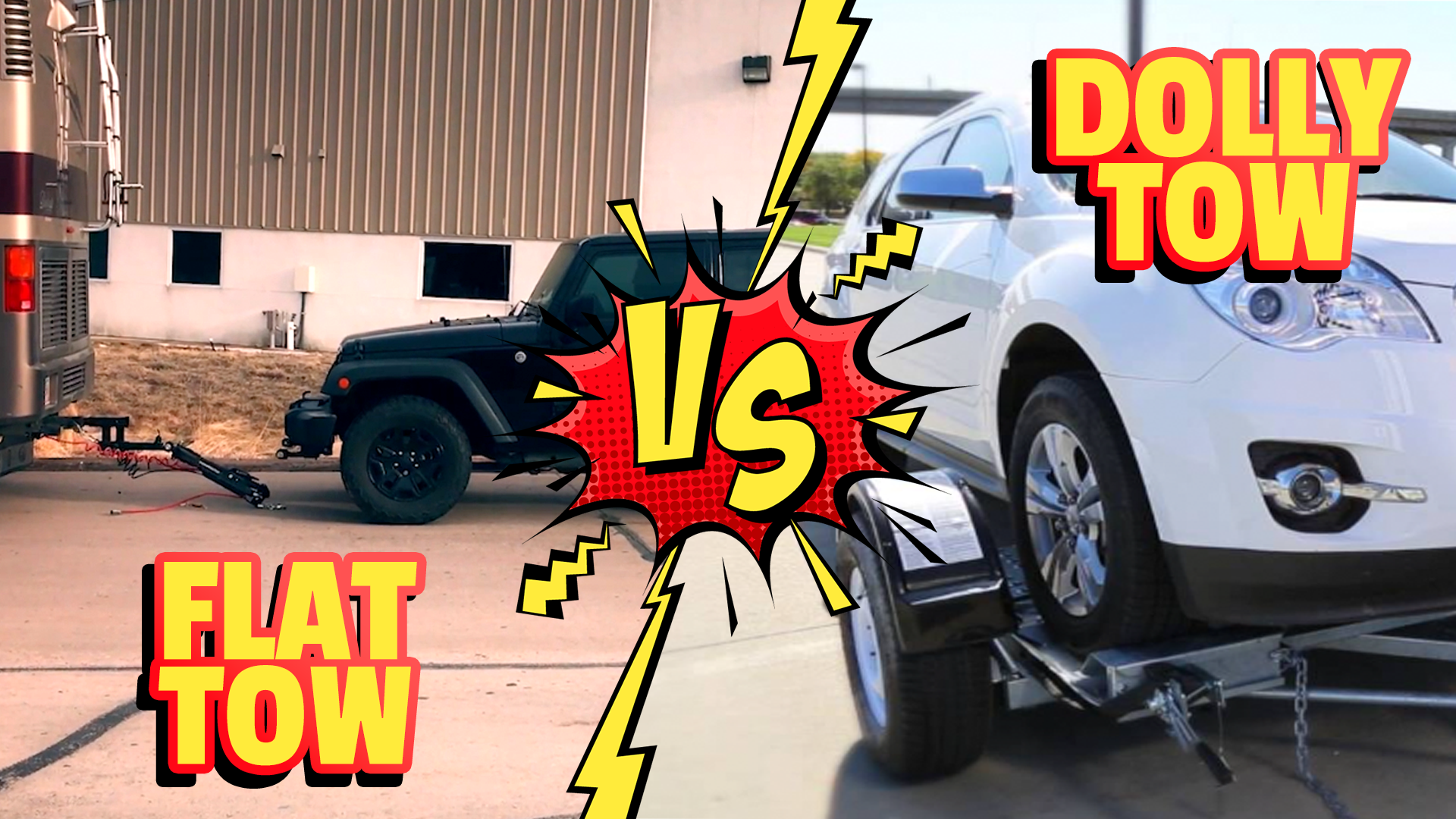 Dolly vs. Flat Towing