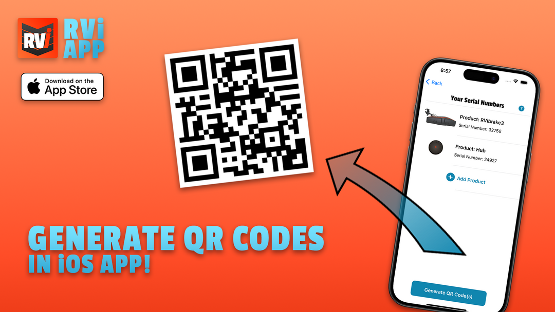 NEW FEATURE: QR Code Generation (RVi App for iOS)